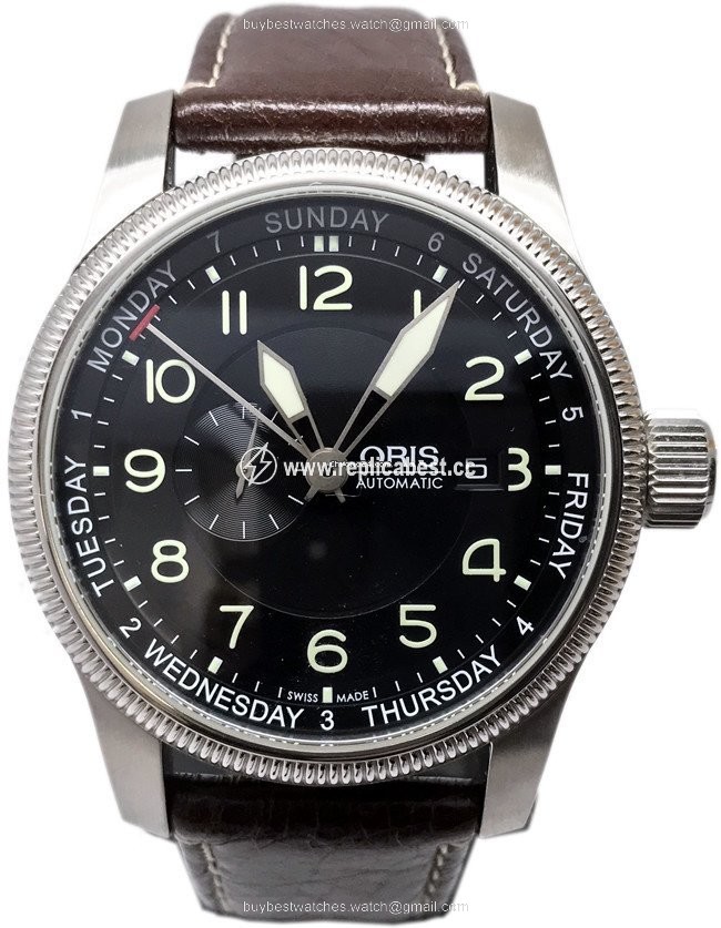 Oris Big Crown Small Second Pointer Day Mens watch Unisex Automatic Steel 01-745-7688-4034-07-5-22-77FC