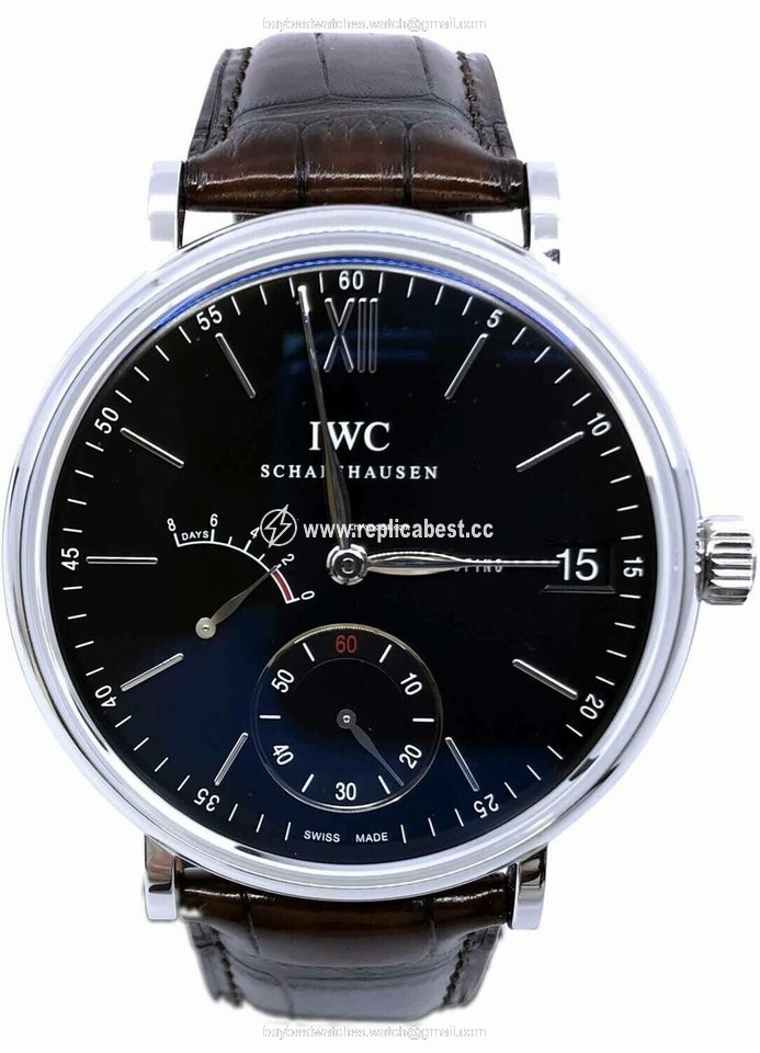 IWC Portofino Hand-Wound Mens watch Unisex Manual winding Steel IW5101-02