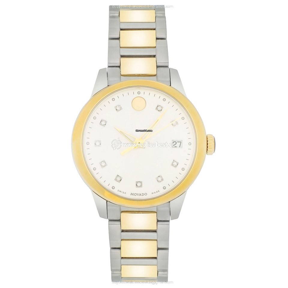 Movado Womens watch Quartz Gold Steel 0607399