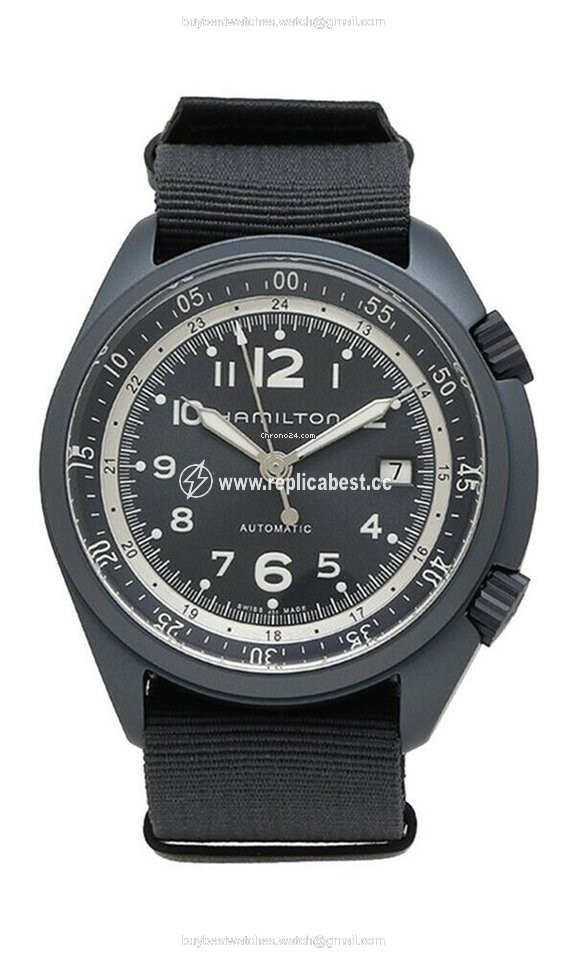 Hamilton Khaki Pilot Pioneer Automatic Aluminum H80495845 H80495845