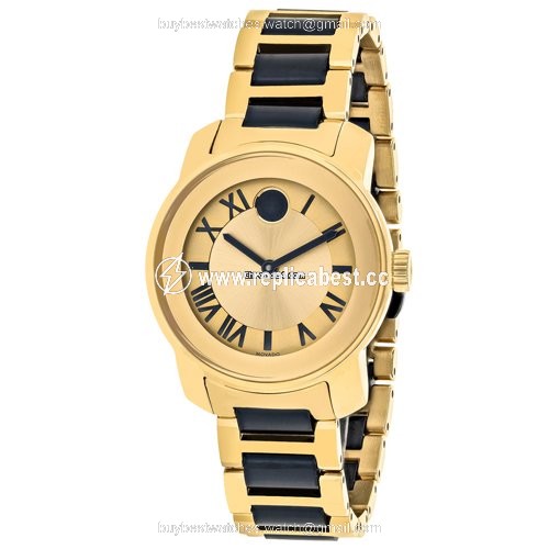 Movado Bold Womens watch Quartz Gold Steel 3600355
