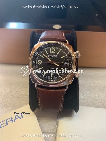 Panerai Radiomir GMT Mens watch Unisex Automatic Steel PAM98