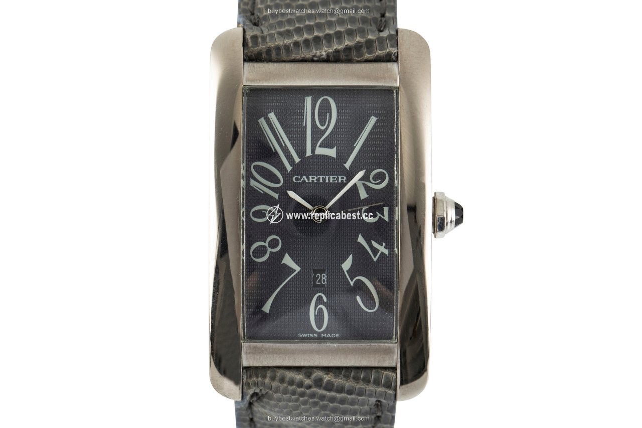 Cartier Tank Americaine Mens watch Unisex Automatic White gold 1741