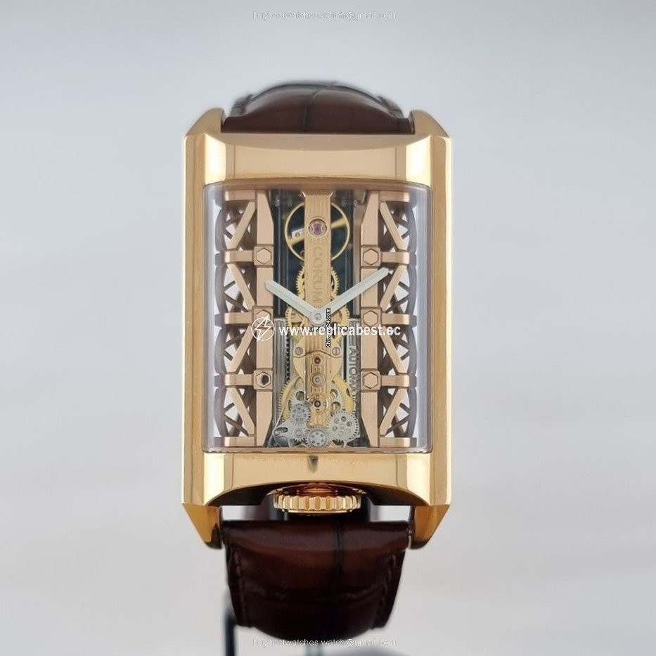 Corum Golden Bridge Mens watch Unisex Automatic Rose gold B313 03296
