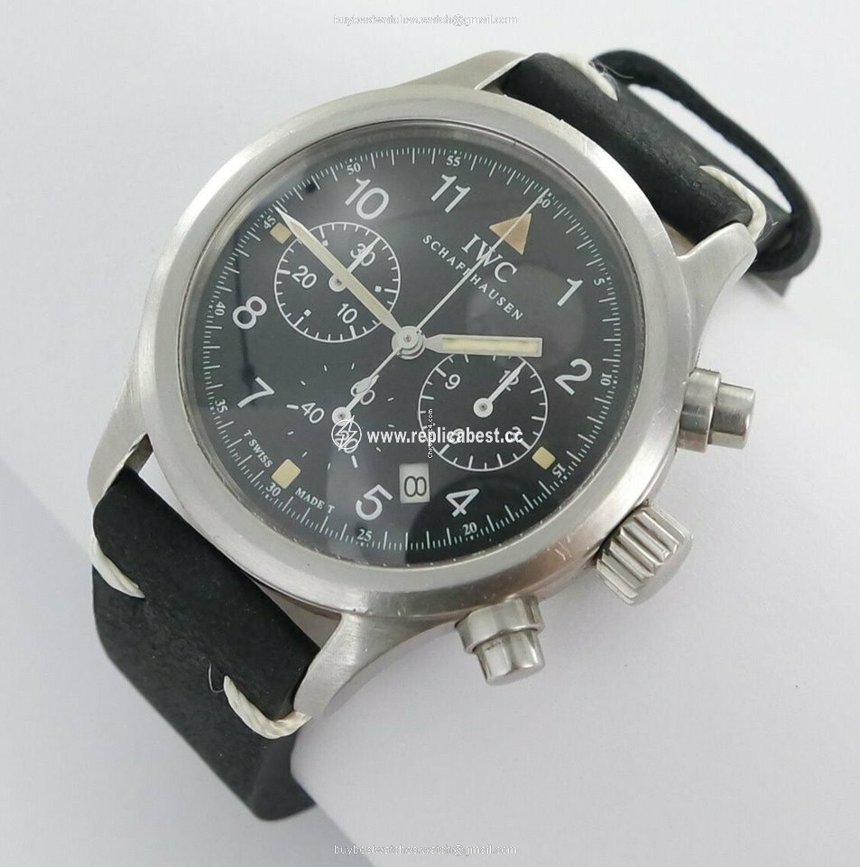 IWC Pilot Chronograph Quartz Steel 3741