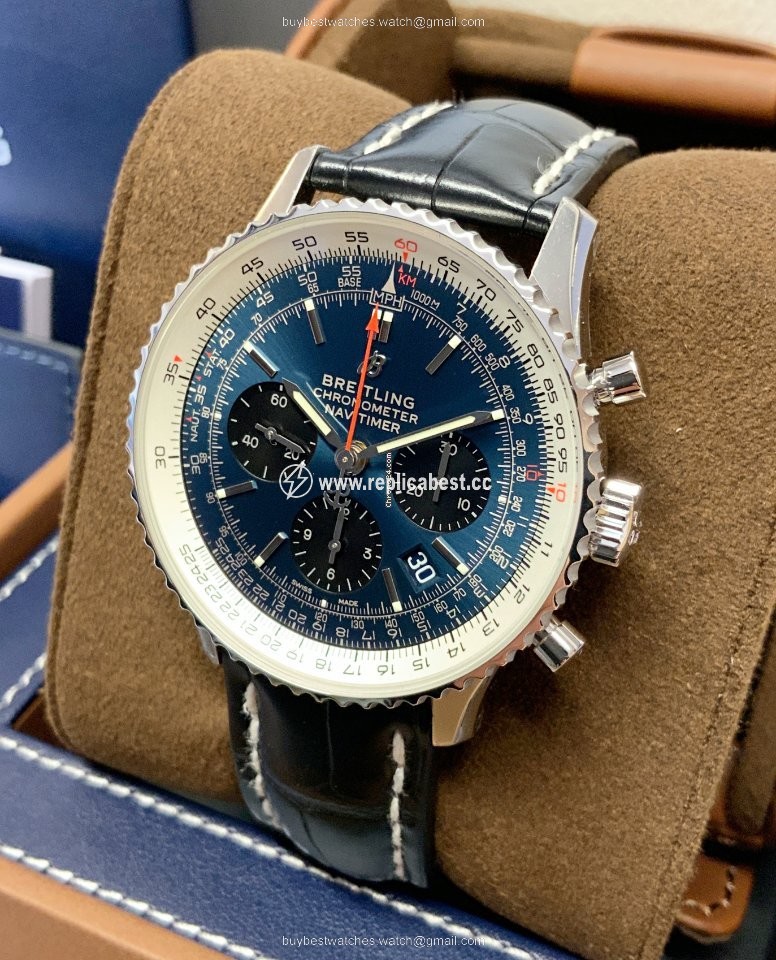 Breitling Navitimer 1 B01 Chronograph 43 Mens watch Unisex Automatic Steel AB0121211C1P1