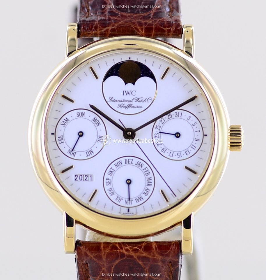 IWC Portofino Mens watch Unisex Automatic Yellow gold 3541-001