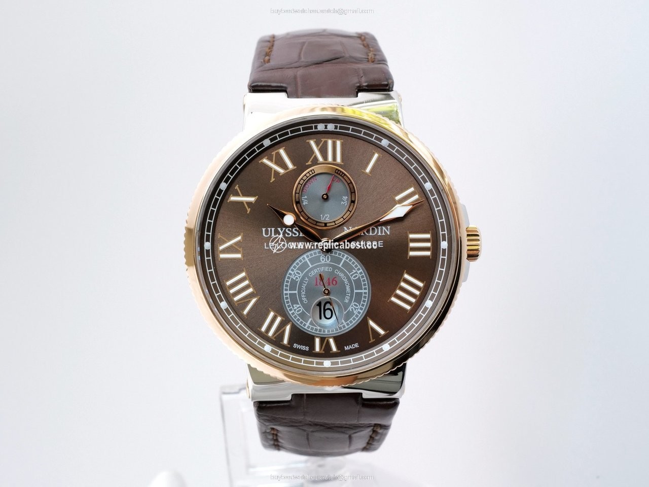 Ulysse Nardin Marine Chronometer 43mm Mens watch Unisex Automatic Gold Steel 265-67 45