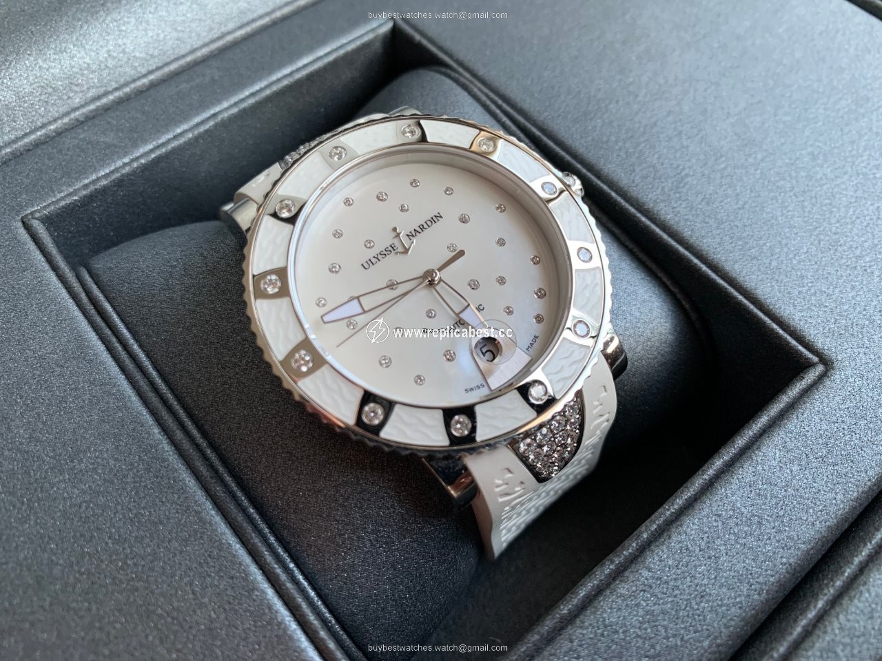 Ulysse Nardin Lady Diver Starry Night Womens watch Automatic Steel 8103-101E-3C 20