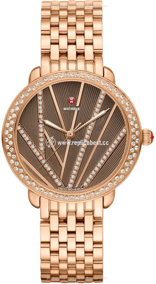 Michele Serein Womens watch Quartz Rose gold MWW21B000113