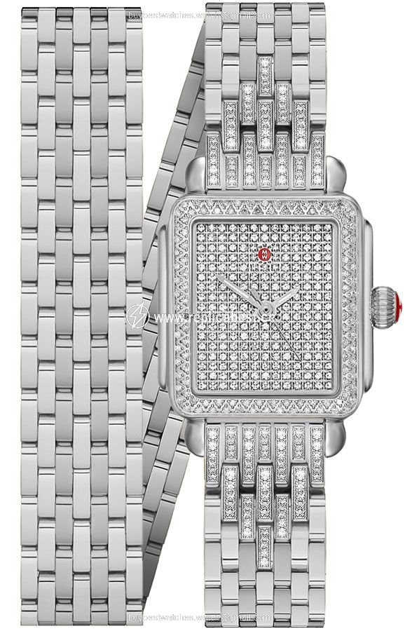 Michele Deco Womens watch Quartz Steel MWW06D000166