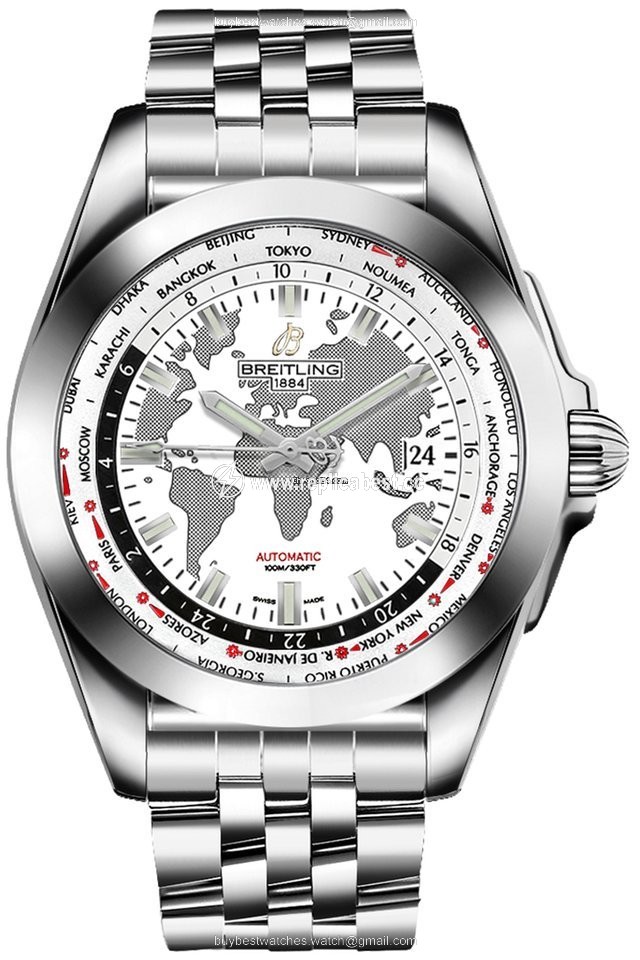 Breitling Galactic Unitime Mens watch Unisex Automatic Steel WB3510U0-A777-375A