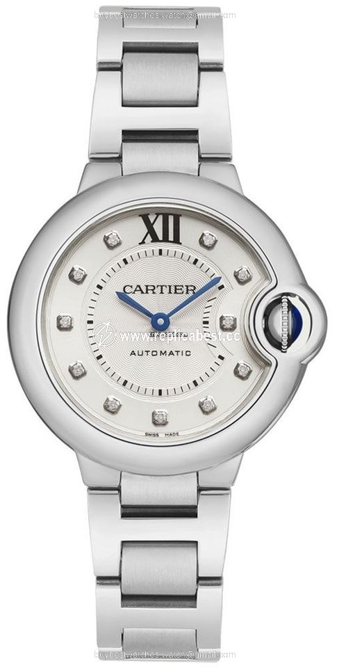 Cartier Ballon Bleu 33mm Womens watch Automatic Steel W4BB0021