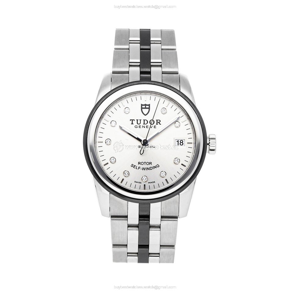Tudor Glamour Date Womens watch Automatic Steel 55010N SLV DI BRC