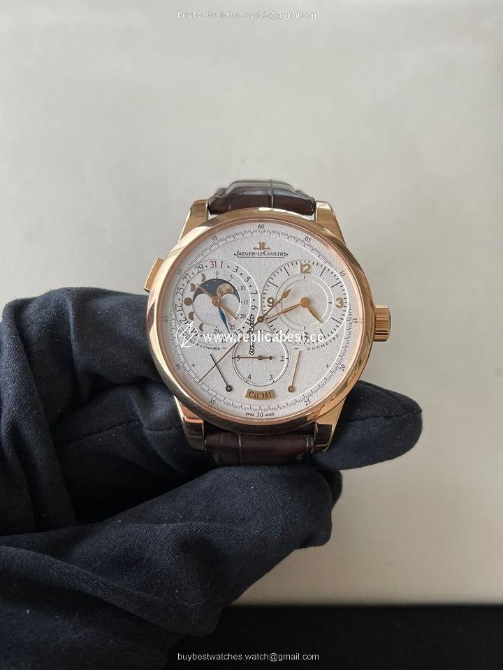 Jaeger-LeCoultre Duometre Mens watch Unisex Manual winding Rose gold Q6042521