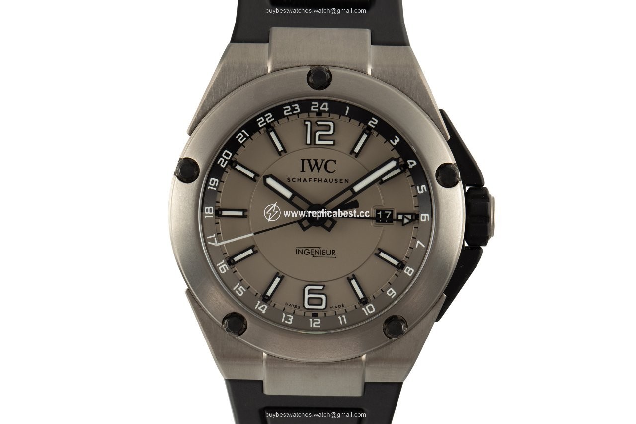 IWC Ingenieur Dual Time Mens watch Unisex Automatic Titanium IW326403