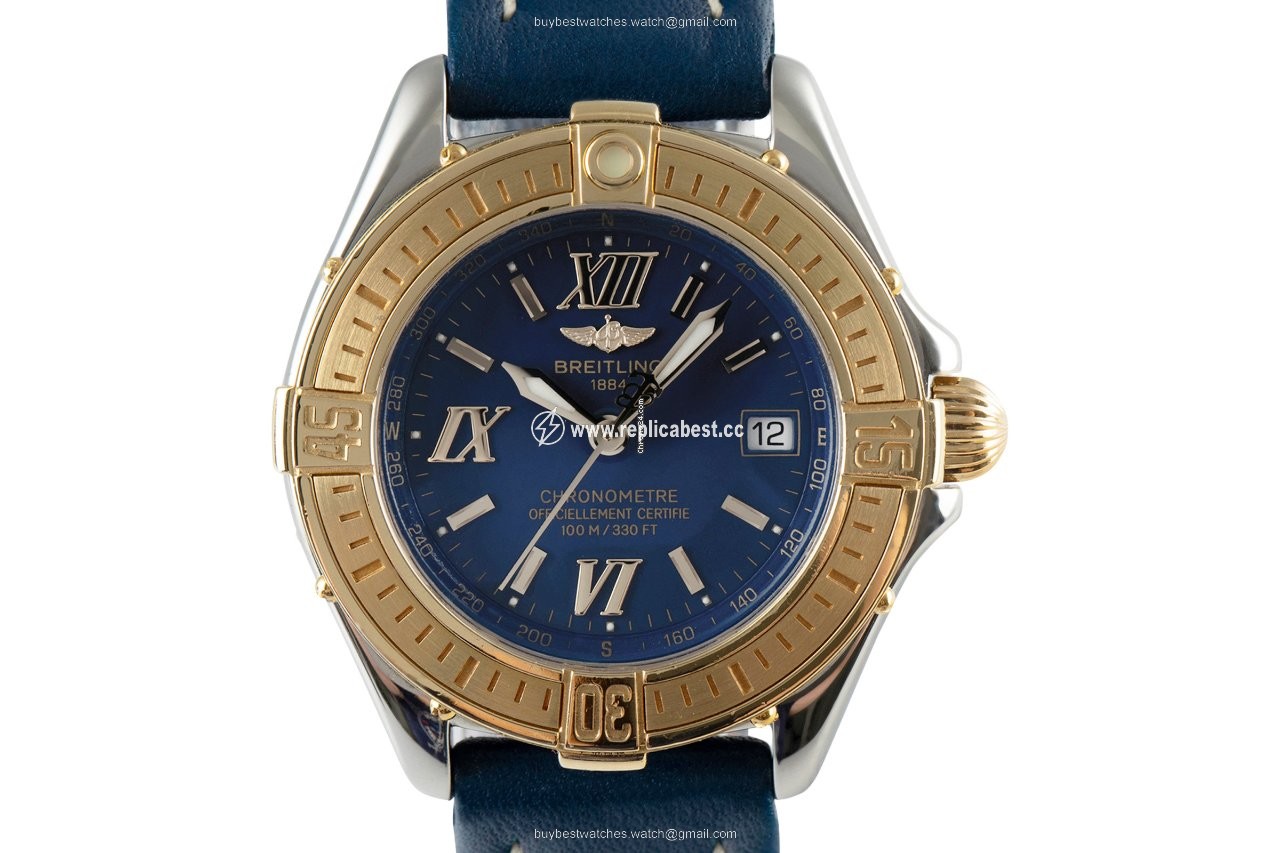 Breitling Womens watch Quartz Gold Steel D71365