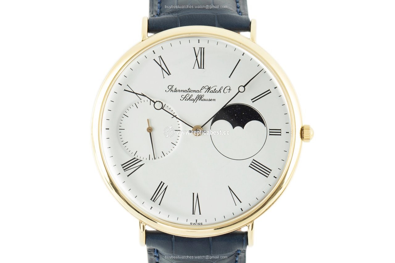 IWC Portofino Hand-Wound Mens watch Unisex Manual winding Yellow gold 5251