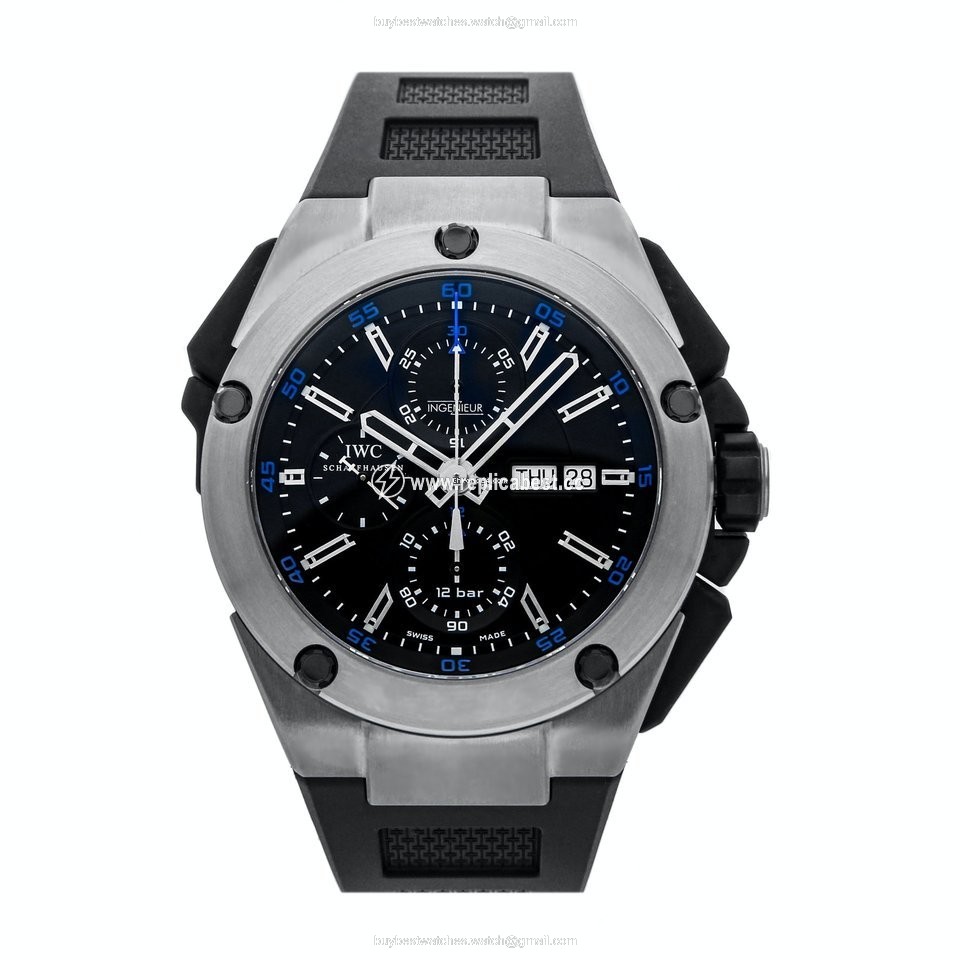 IWC Ingenieur Double Chronograph Titanium Mens watch Unisex Automatic Titanium IW3765-01
