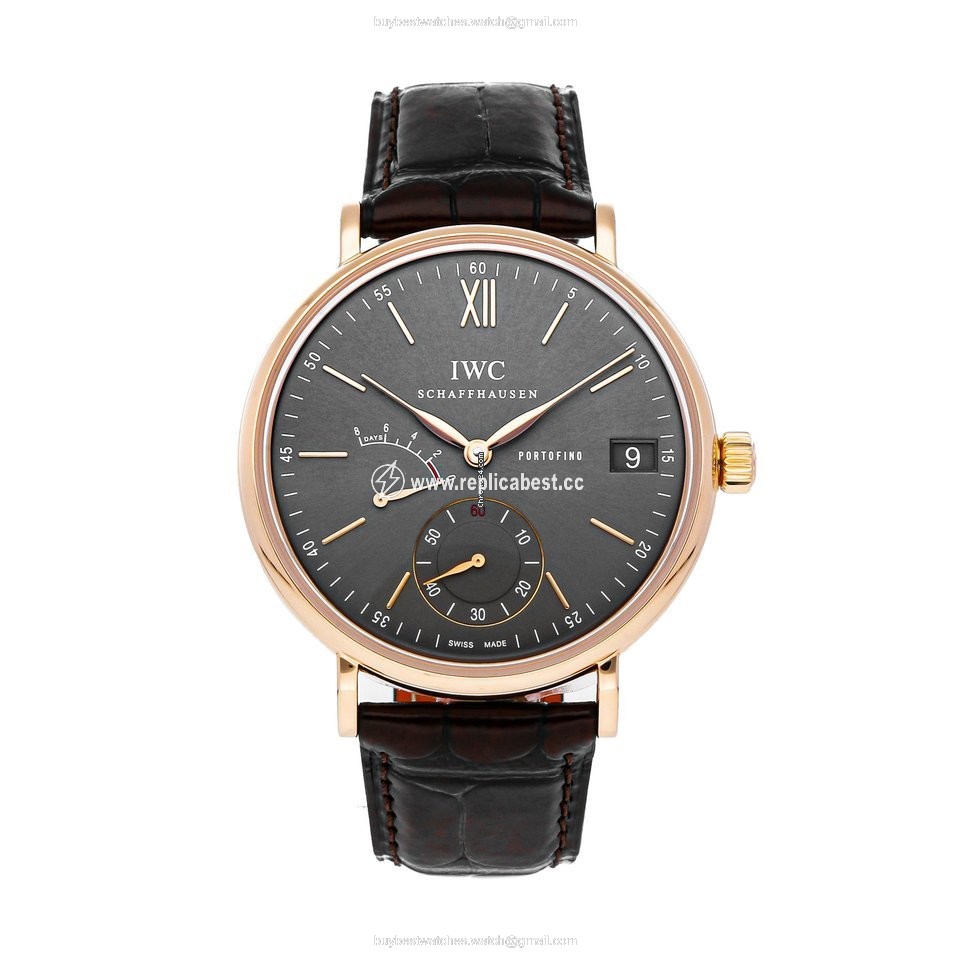 IWC Portofino Hand-Wound Mens watch Unisex Manual winding Rose gold IW5101-04