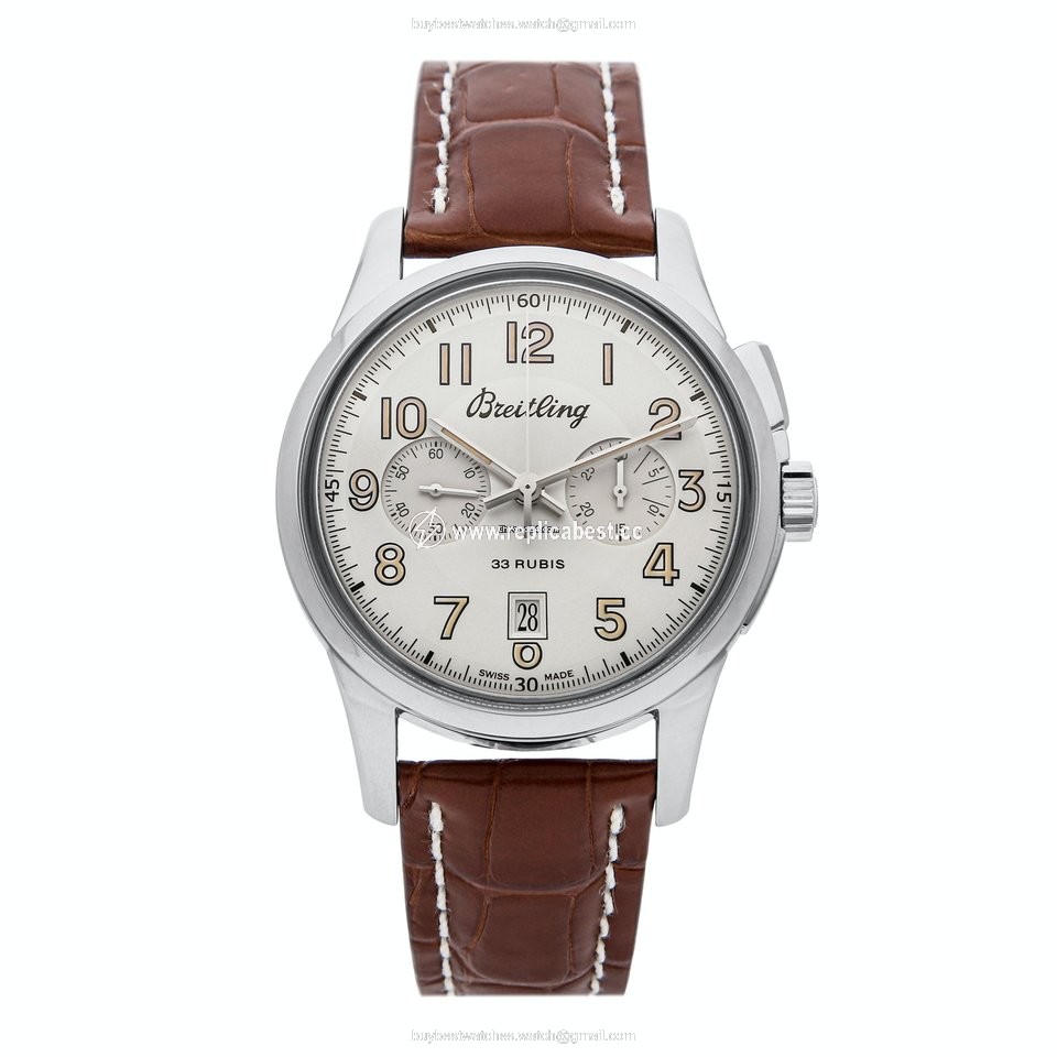 Breitling Transocean Chronograph 1915 Mens watch Unisex Manual winding Steel AB141112 G799