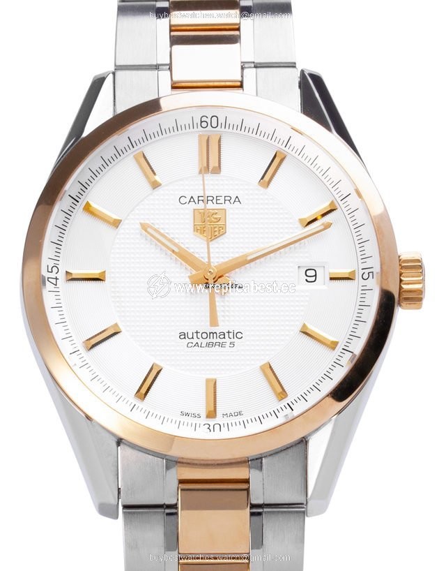 TAG Heuer Carrera Calibre 5 Mens watch Unisex Automatic Gold Steel WV215A.B00788