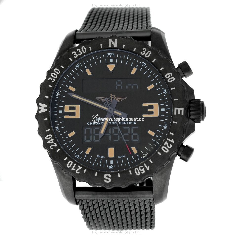 Breitling Chronospace Military Mens watch Unisex Quartz Steel M7836622-BD39