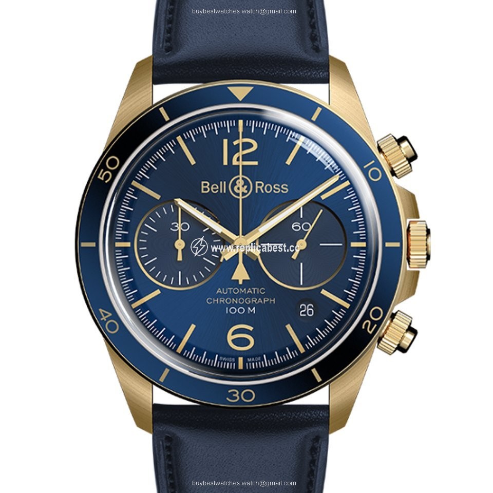 Bell & Ross BR V2 Mens watch Unisex Automatic Bronze BRV294-BLU-BR SCA