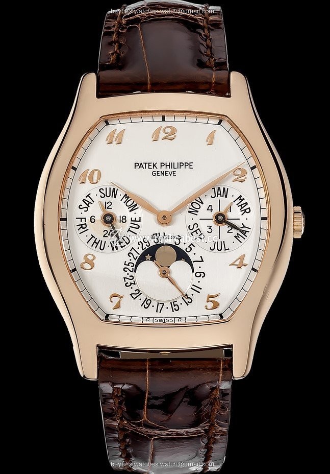 Patek Philippe Perpetual Calendar Mens watch Unisex Automatic Rose gold 5040R-017