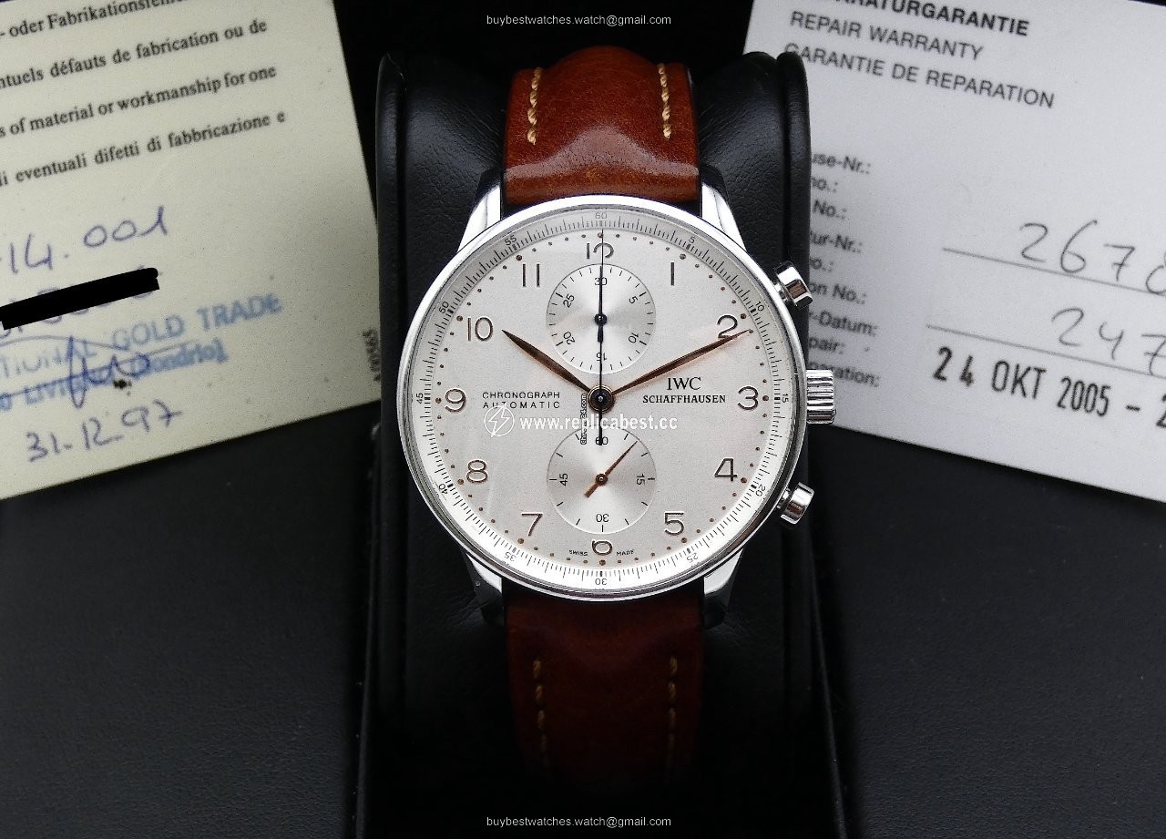 IWC Portuguese Chronograph Steel IW3714001