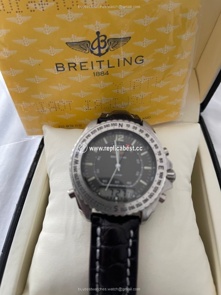 Breitling Pluton Mens watch Unisex Quartz Steel A51038