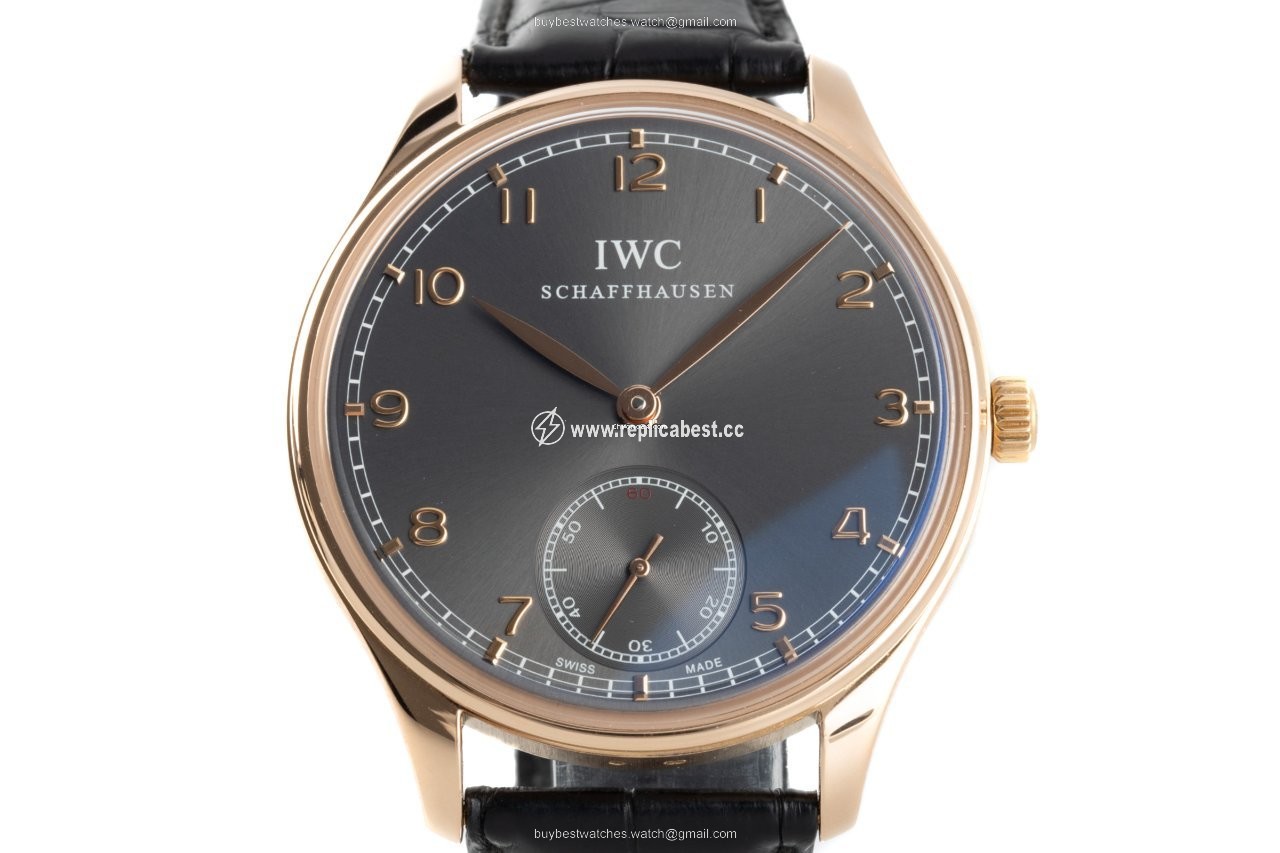 IWC Portuguese Hand-Wound Mens watch Unisex Manual winding Red gold IW545406