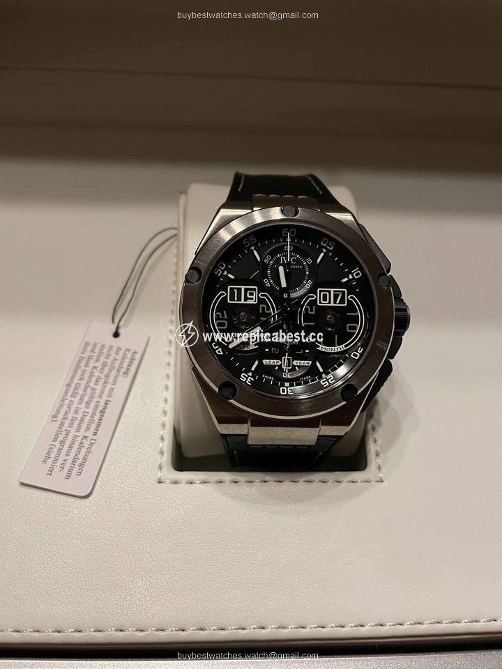 IWC Ingenieur Perpetual Calendar Digital Date-Month Mens watch Unisex Automatic Titanium IW379201