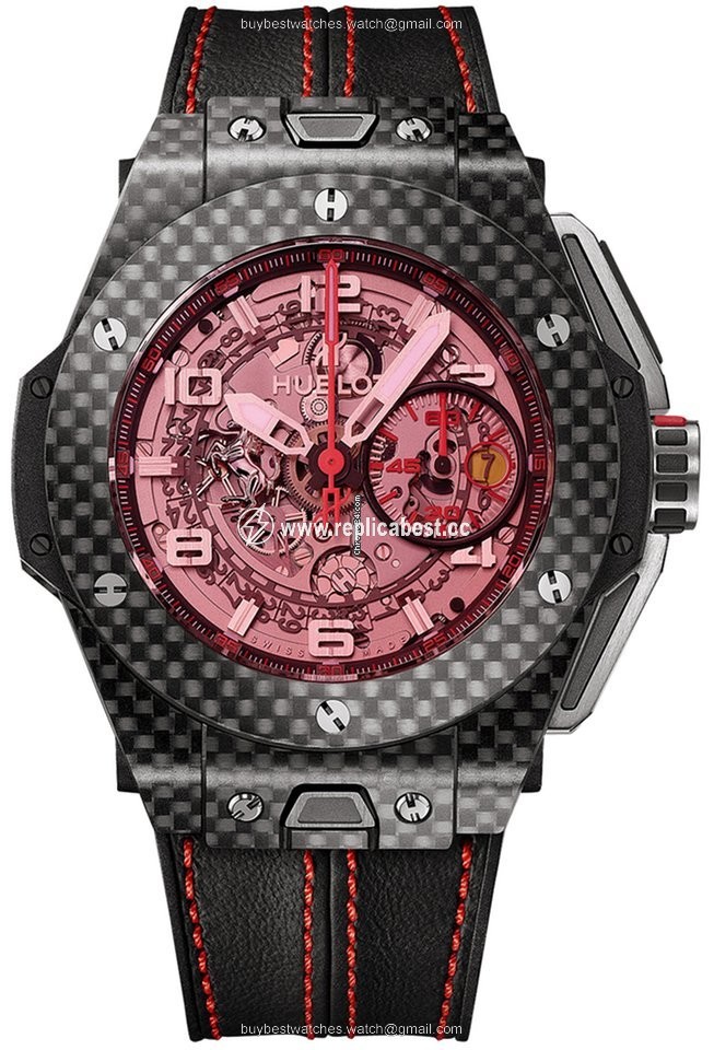Hublot Big Bang Ferrari Mens watch Unisex Automatic Carbon 401.QX.0123.VR