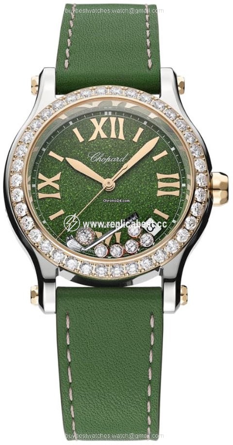 Chopard Happy Sport Womens watch Automatic Gold Steel 278559-6023