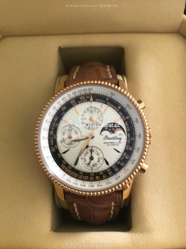 Breitling Montbrillant Olympus Mens watch Unisex Automatic Rose gold R19350