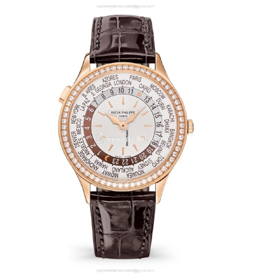 Patek Philippe World Time Womens watch Automatic Rose gold 7130R-013