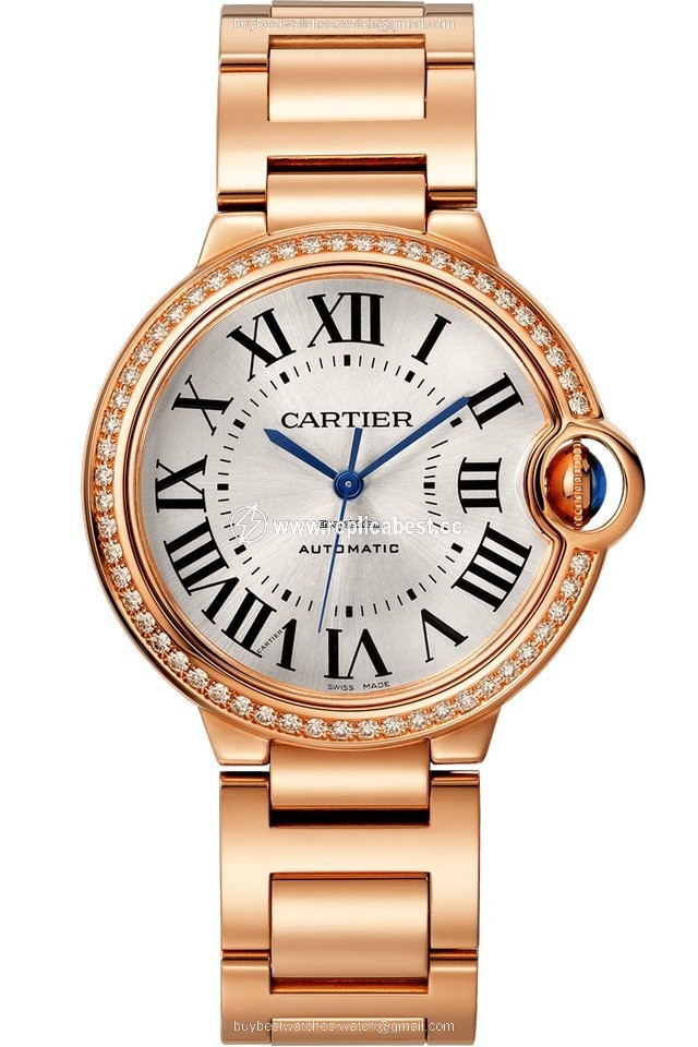 Cartier Ballon Bleu 36mm Womens watch Automatic Rose gold WJBB0037