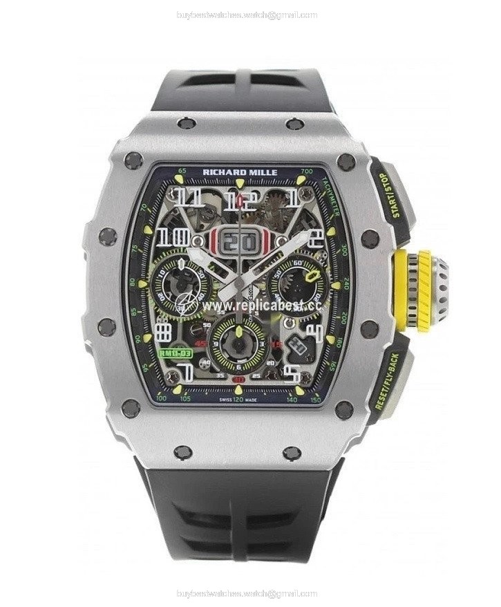 Richard Mille RM 011 Mens watch Unisex Automatic Titanium RM011-03
