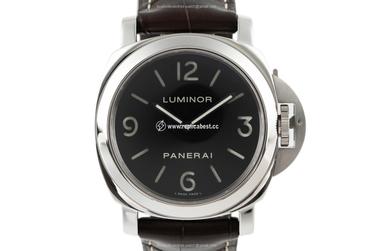 Panerai Luminor Base Mens watch Unisex Manual winding Steel PAM112