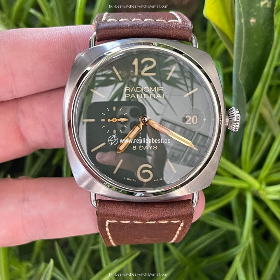 Panerai Radiomir 8 Days Mens watch Unisex Manual winding Titanium PAM 00735