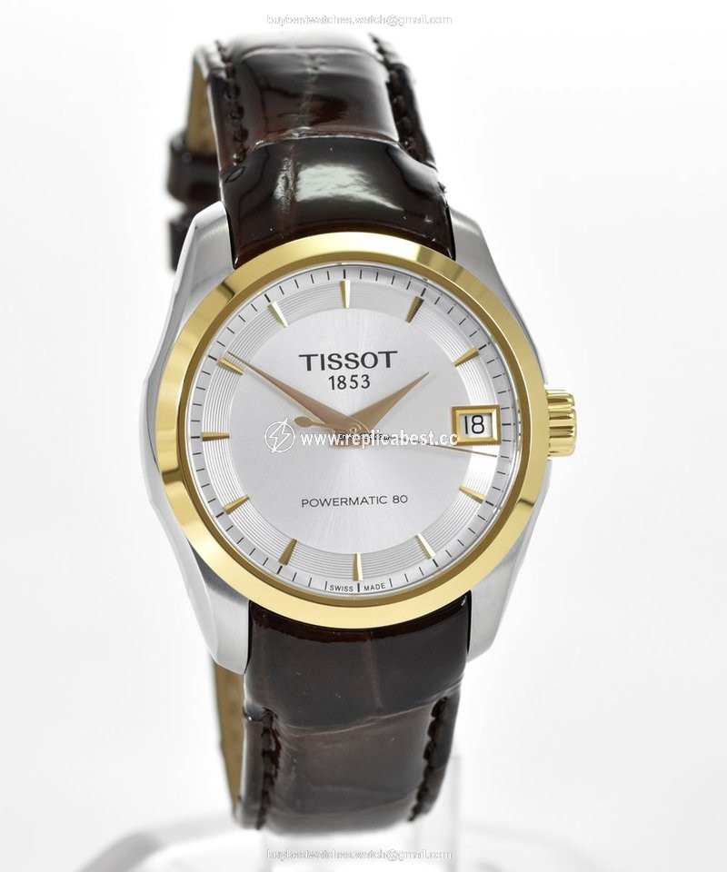 Tissot Couturier Womens watch Automatic Gold Steel T035.207.26.031.00
