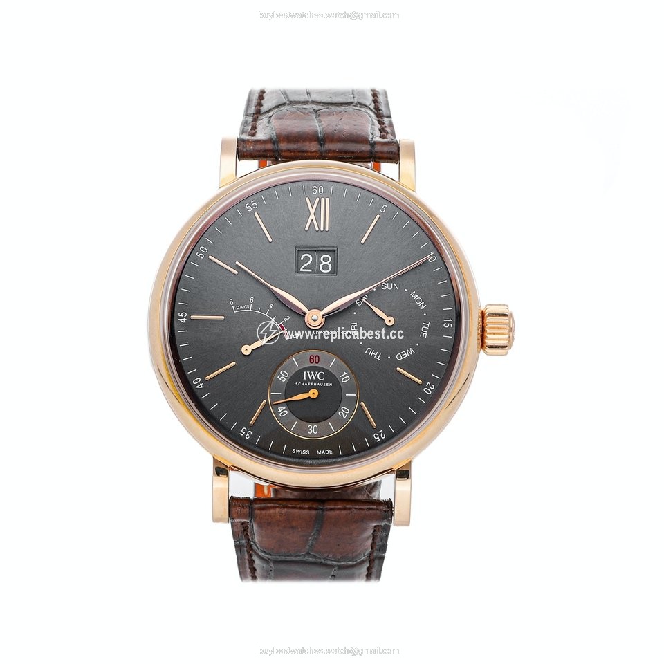 IWC Portofino Hand-Wound Mens watch Unisex Manual winding Rose gold IW5162-03