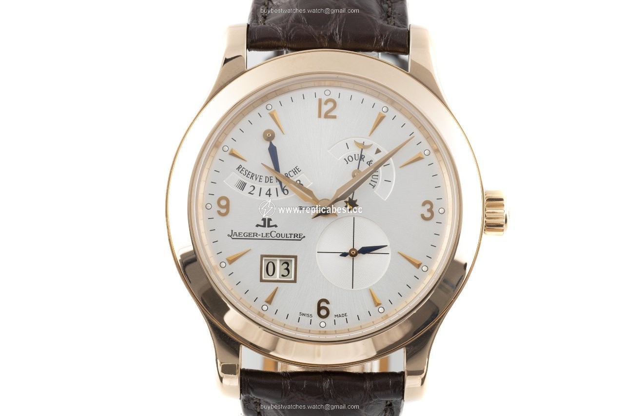 Jaeger-LeCoultre Master Eight Days Mens watch Unisex Manual winding Red gold Q1602420