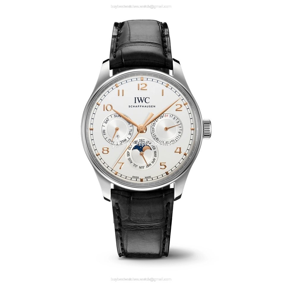 IWC Portuguese Perpetual Calendar Mens watch Unisex Automatic Steel IW344203