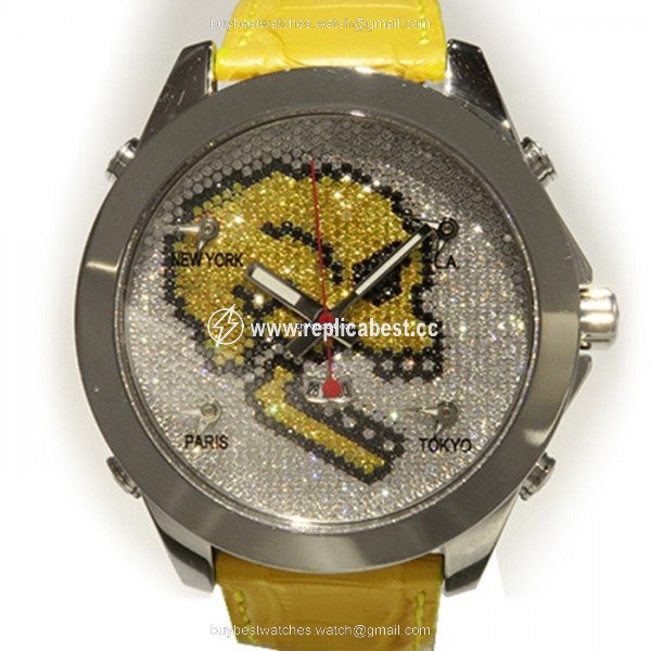 Jacob & Co. Quartz Steel JC-SKULL2