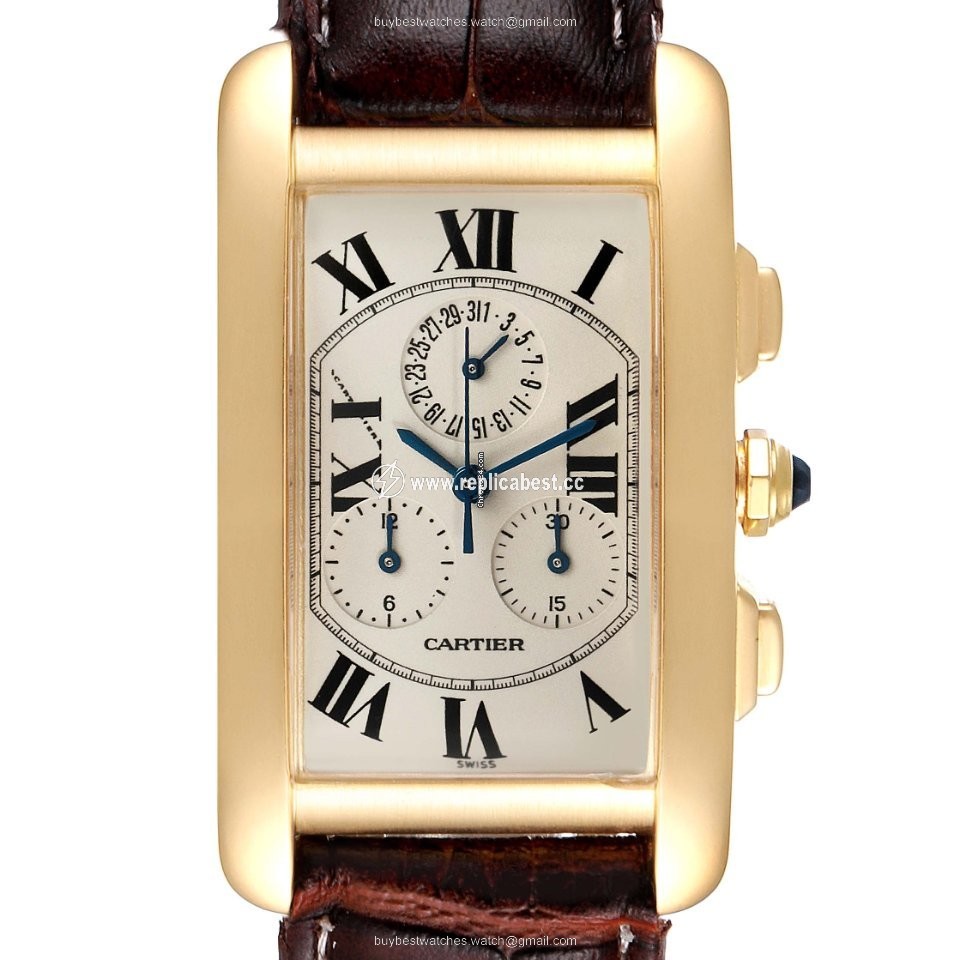 Cartier Tank Americaine Mens watch Unisex Quartz W2601156