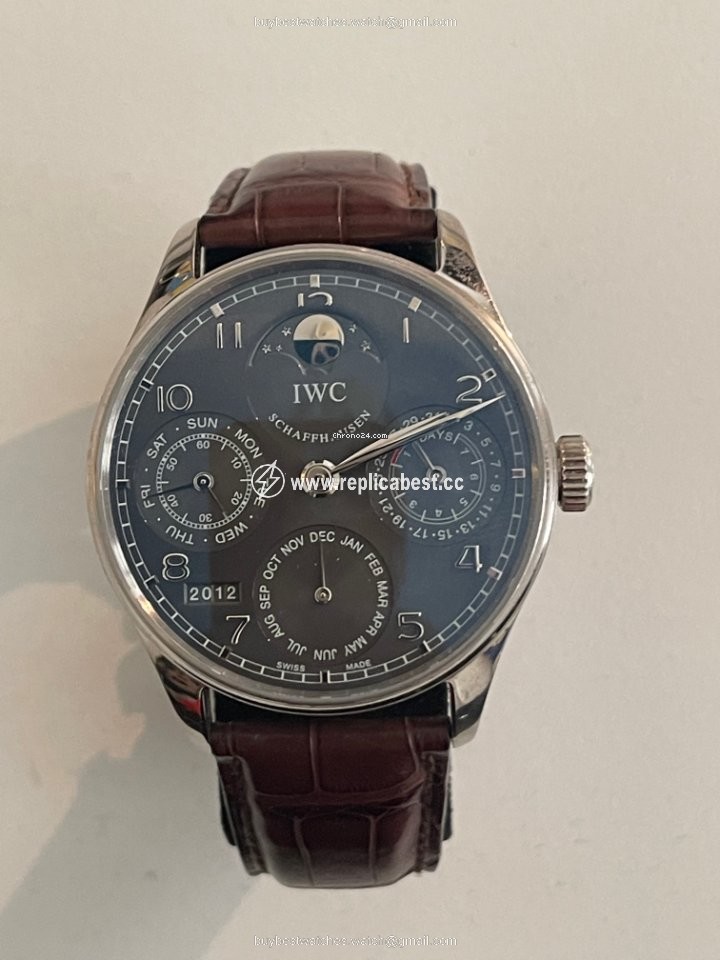 IWC Portuguese Perpetual Calendar Mens watch Unisex Automatic White gold 502218