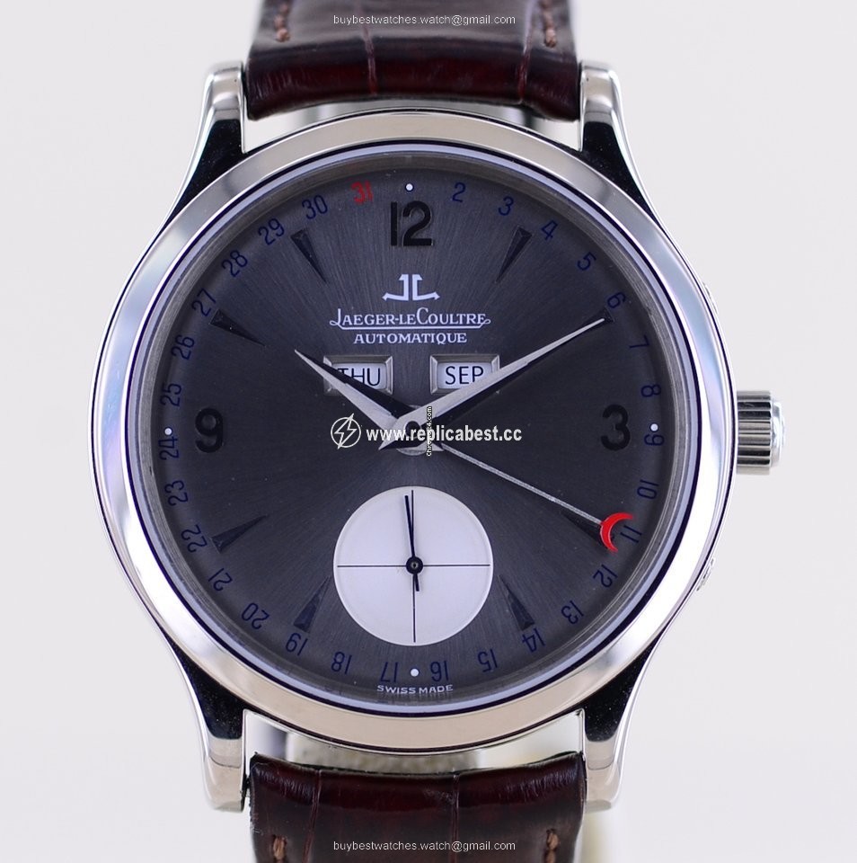 Jaeger-LeCoultre Master Calendar Mens watch Unisex Automatic White gold 140.3.87