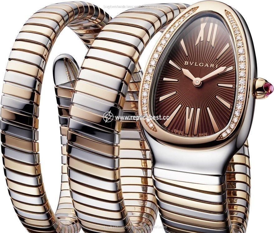 Bulgari Serpenti Womens watch Quartz Gold Steel 103070 SP35C11SPGD.2T